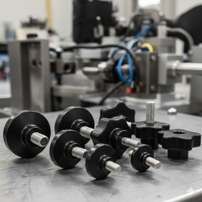 Vantagens dos Manípulos de Baquelite com Rosca para Aplicações Industriais Eficientes